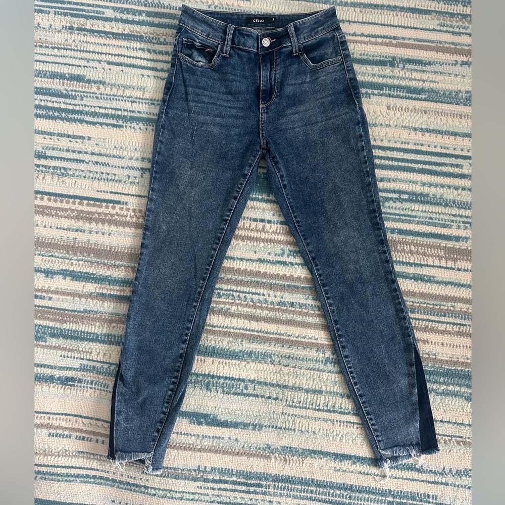 Cello Dark Blue Skinny Jeans